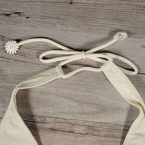 Juicy Couture Halter Bikini Top Sz S - Picture 3 of 9